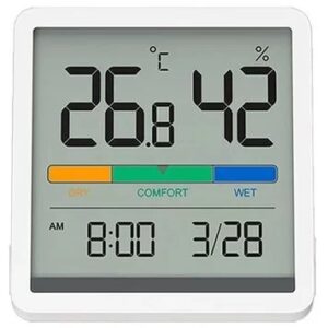 Метеостанция Xiaomi MIIIW Mute Thermometer And Hygrometer Clock S210 MW22S06 1