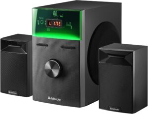 Акустическая 2.1 система Tresor 50Вт, BT/FM/USB/AUX/RC/Light DEFENDER 1