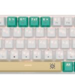 Механическая клавиатура Vexx Pro GK-084 RU,RGB,бел/зел,68кн,красн.св DEFENDER