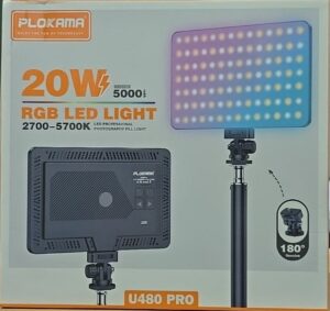 Лампа подсветка для селфи PLOKAMA RGB U480 Pro 1