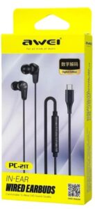 Наушники проводные Awei PC21T Type-C  (Black) 1