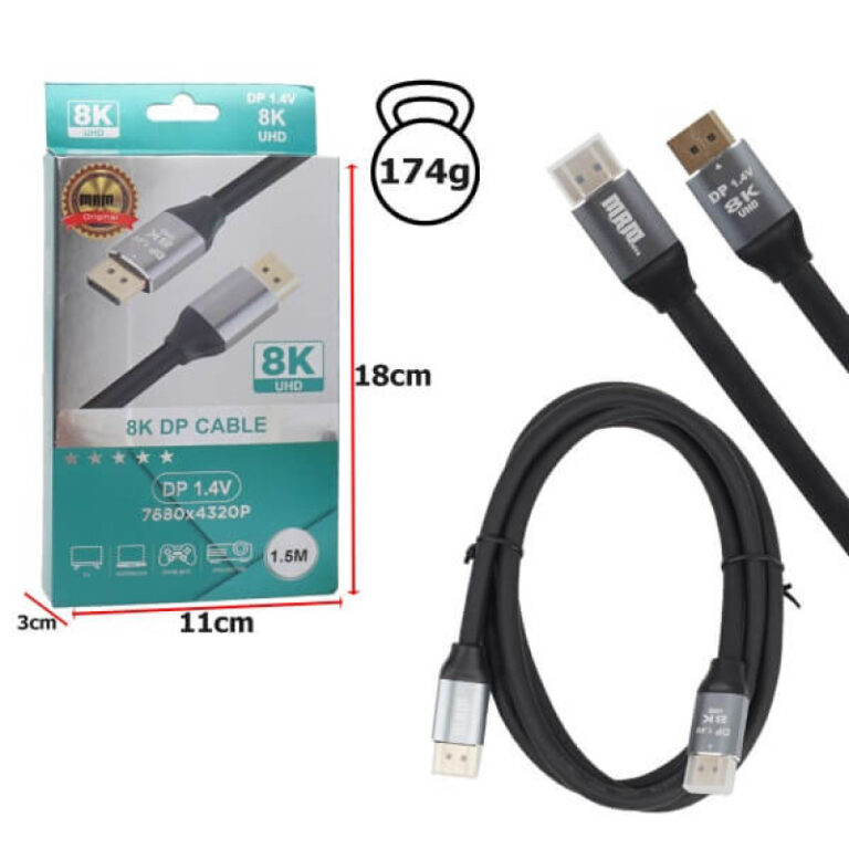 Кабель DisplayPort 8K 1,5м 1