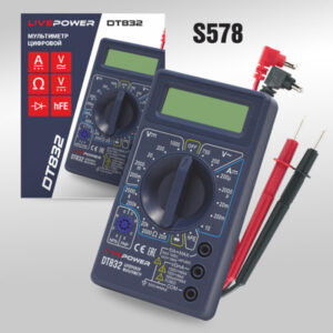Мультиметр цифровой LIVE-POWER DT832 1