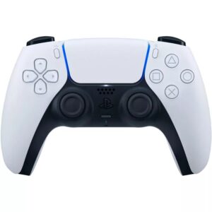 Джойстик PS5 беспроводной  белый (logo) (20 шт/кор) IS008280 1