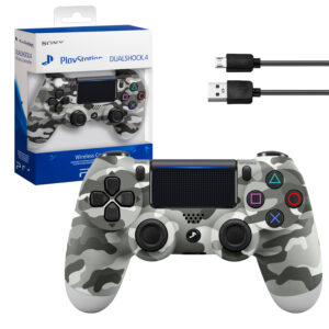 Джойстик PS4 DualShock беспроводной A хаки серый (logo)(50 шт/кор) IS015500 1