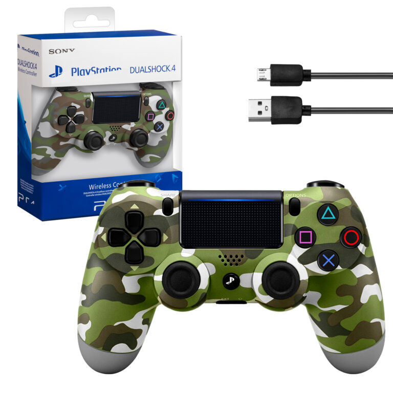 Джойстик PS4 DualShock беспроводной A камуфляж (logo) 1