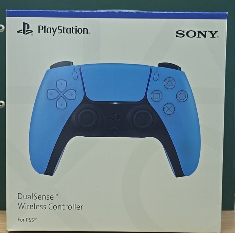 Джойстик PS5 беспроводной синий  (logo) (20 шт/кор) 1