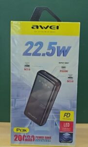 Внешний аккумулятор Awei P13K 20000mah 22.5W 1