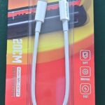 MOXOM USB кабель Type-C - Lightning 20см MX-CB127