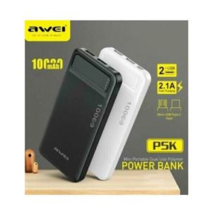 Внешний аккумулятор Awei P5K 10000mah black 1