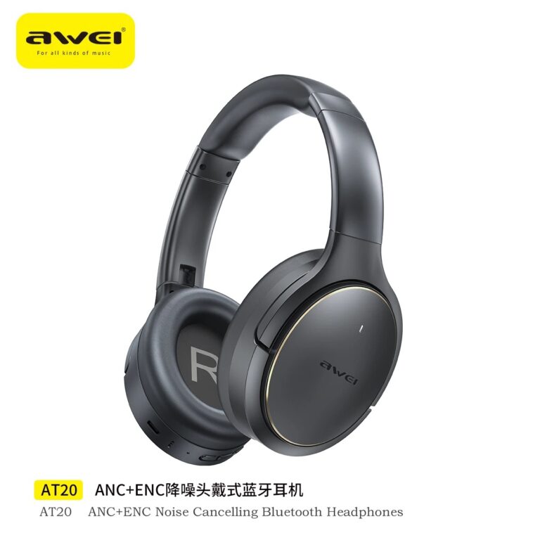 Наушники беспроводные Awei AT20ANC+ENC 1