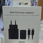 Сетевой адаптер питания Samsung 45W USB-C Cable ОРИГИНАЛ черный