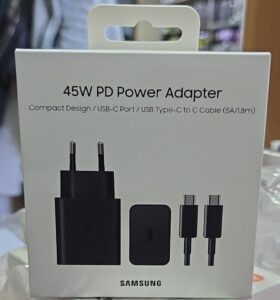 Сетевой адаптер питания Samsung 45W USB-C Cable ОРИГИНАЛ черный 1