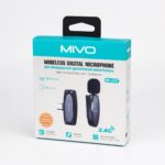 Беспроводной Bluetooth петличный микрофон Mivo MK-610L