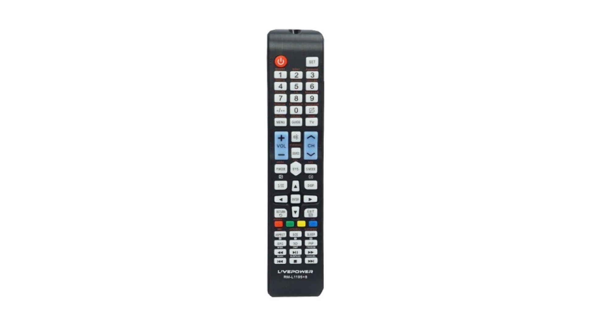 Пульт Д/у универсальный для телевизоров RM-L1195+8 для всех телевизоров 1 Пульт Д/у универсальный для телевизоров RM-L1195+8 для всех телевизоров 1