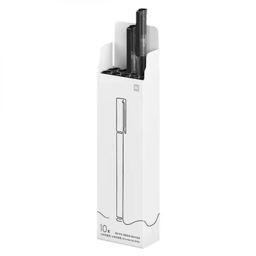 Набор гелевых ручек Xiaomi Mi Jumbo Gel Ink Pen 10 шт. MJZXB02WC (черные) 1 Набор гелевых ручек Xiaomi Mi Jumbo Gel Ink Pen 10 шт. MJZXB02WC (черные) 1