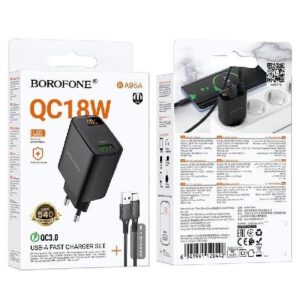 BA95A TYPE-C BLACK (Сетевые Зарядные Устройства) 1