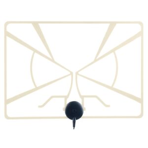 Perfeo ТВ антенна "RADAR", активная, встр. усилитель, питание от ресивера 5V, DVB-T2(BAS-5324) 1