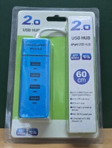 Usb Hub Noname 4USB 60 cm white 1