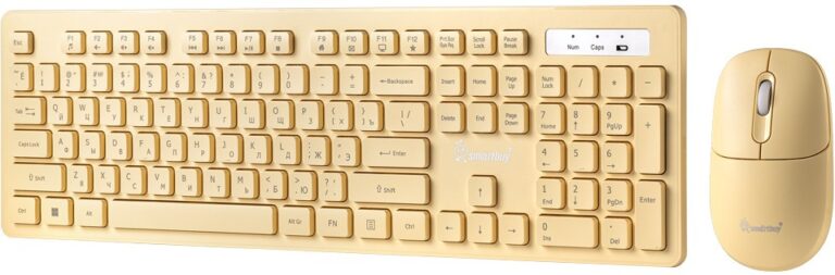 Комплект клавиатура+мышь мультимедийный Smartbuy 105AG желтый (SBC105AGY) /20 1