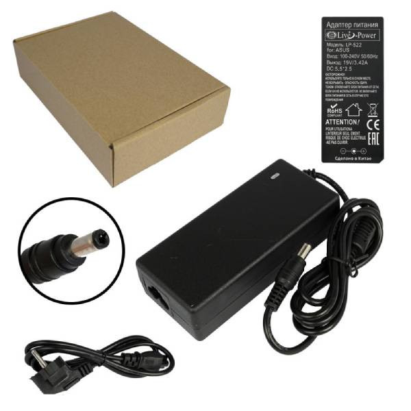 Блок питания для Ноутбука  LP522  for ASS  19V/3.42A  (5.5*2.5) 1