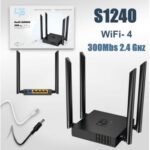 Wi-Fi роутер LP-LINK WR850 N300, 2,4ГГц, 4 порта LAN (Black)