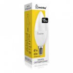 Светодиодная (LED) Лампа Smartbuy-C37-15W/3000 (SBL-C37-15-30K-E14)