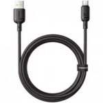 Кабель для быстрой зарядки Baseus Silky Series, USB — Type-C, 100 Вт, 2 м, черный P10377703113-01