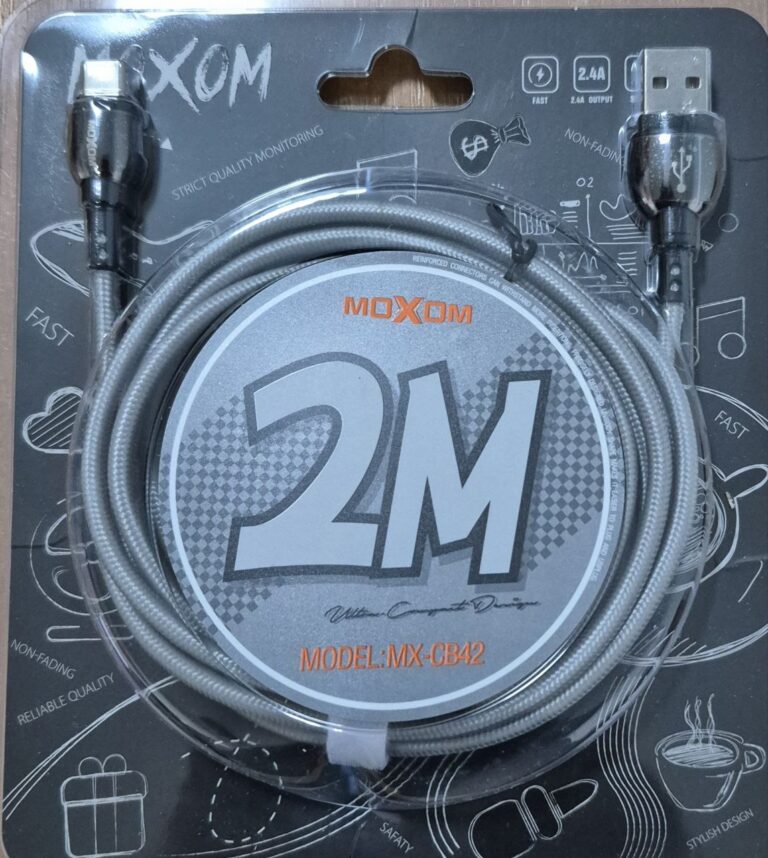 MOXOM USB кабель Type-C/ 2m MX-CB42 Gray 1