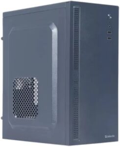Корпус компьютерный X11 черный, mATX,USB1.1x2,HD Audio DEFENDER 1