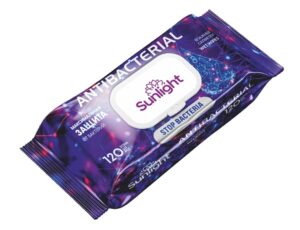 Влажные салфетки Sunlight group 120шт 1/12 антибактериальные