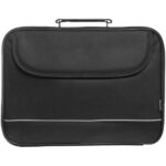 Сумка для ноутбука Trendy 15-16" PU кожа, черный, карман DEFENDER