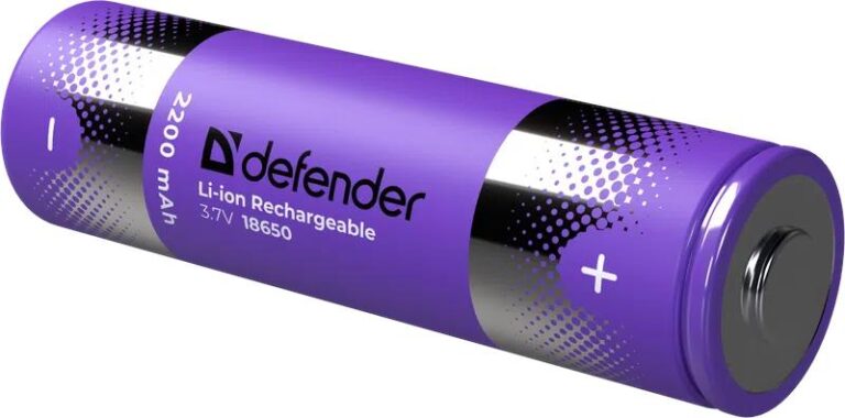 Аккумуляторная батарея 18650-1BL 2200 mAh Li-ion, блистер, 1 шт. DEFENDER 1