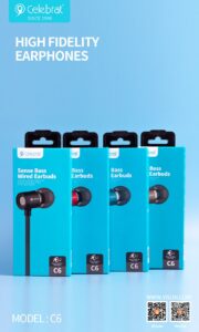 Наушники Celebrat C6 3.5mm Jack 1.2m (Cofe) 1