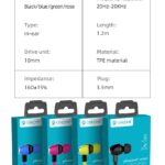 Наушники Celebrat G9 3.5mm Jack 1.2m (Black)