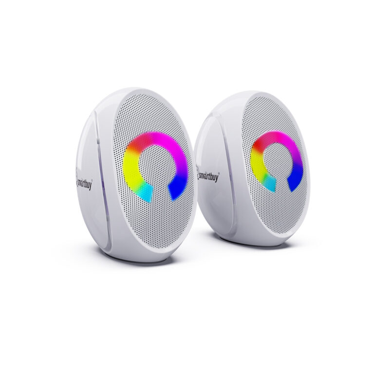 Акустическая система 2.0 SmartBuy DRIVE 2, мощность 6 Вт, LED, белая (SBA-6000)/40 1