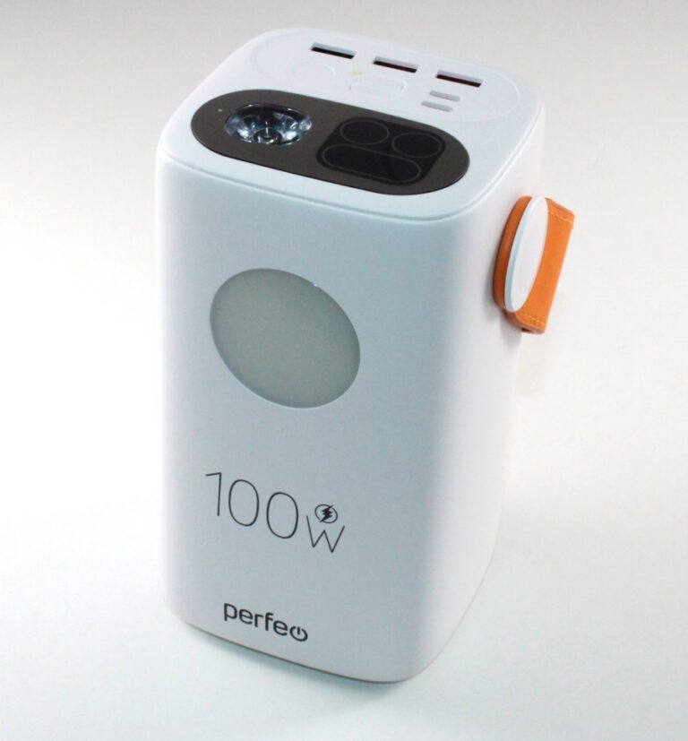 Perfeo Powerbank MOON 100W 60000 mAh/LED дисплей/PD+QC 3.0/2Type-C/3 USB/Выход:5A,max 100W/Black 1