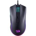 Проводная игровая мышь Cypher черн,RGB,6кн,12800dpi Redragon
