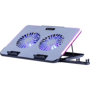 Подставка для ноутбука NS-519 15.6",2вентилятора,RGB,металл DEFENDER 1