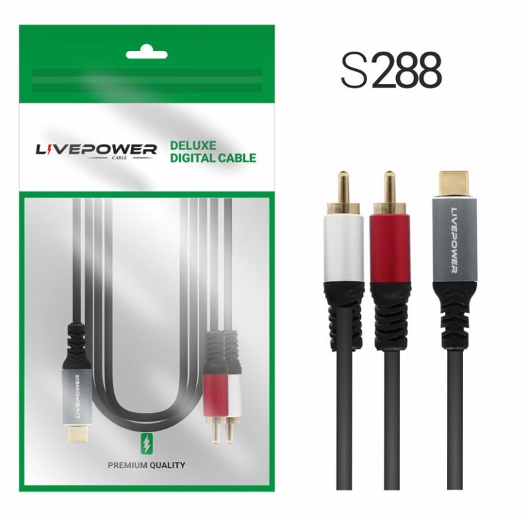 Кабель Аудио Premium R-29 TRS3.5mm/F to 2RCA /M 1800mm (25pcs) 1