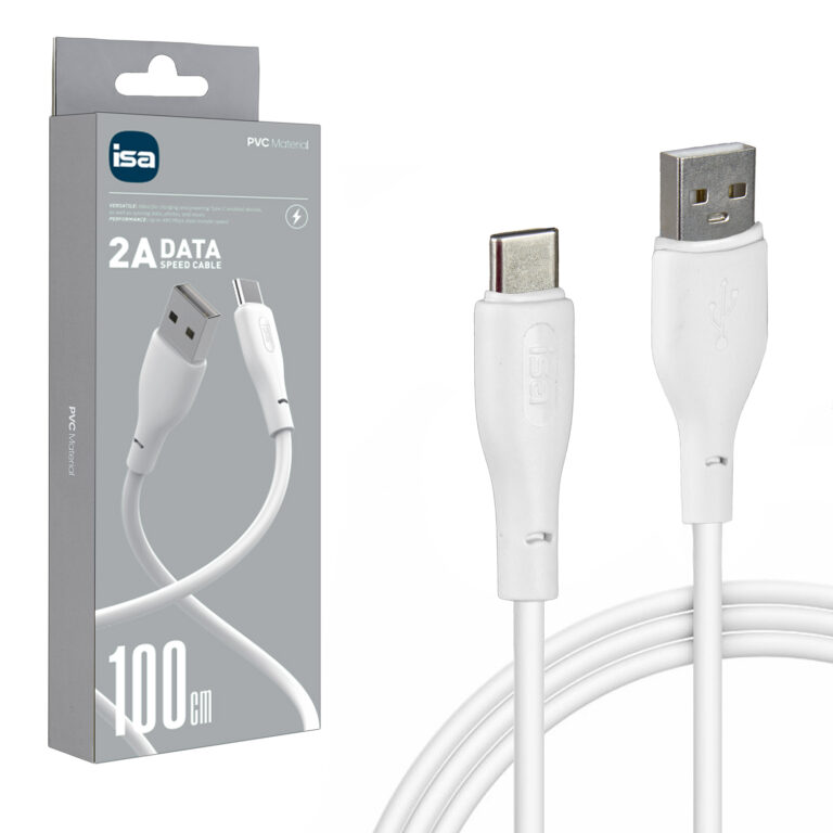 Кабель X5 USB на Type-C 1m 2A ISA белый IS111882 1