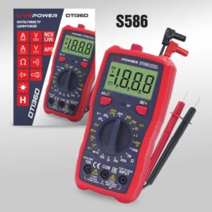 Мультиметр цифровой LIVE-POWER DT136D 1