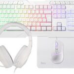 Набор игровой клавиатура+мышь+гарнитура+коврик Smartbuy F10 белый (SBC610GW)/4