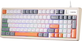 Клавиатура проводная с подсветкой Smartbuy Rush Z37 серобелая (SBK337UWG)/20 1