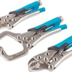 Набор зажимов ручных металлических, 3 шт, 100-125 мм, Smartbuy tools