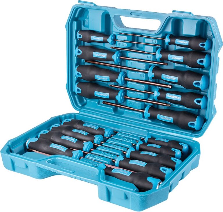 Набор отверток 18 штук, PH, SL, HEX, TORX, сталь S2, кейс, Smartbuy Tools 1