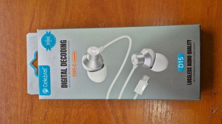 Наушники Celebrat D15 Type-c 1.2m (White) 1