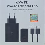 СЗУ Copy Samsung 65W 2pd 1usb + Type-c Black