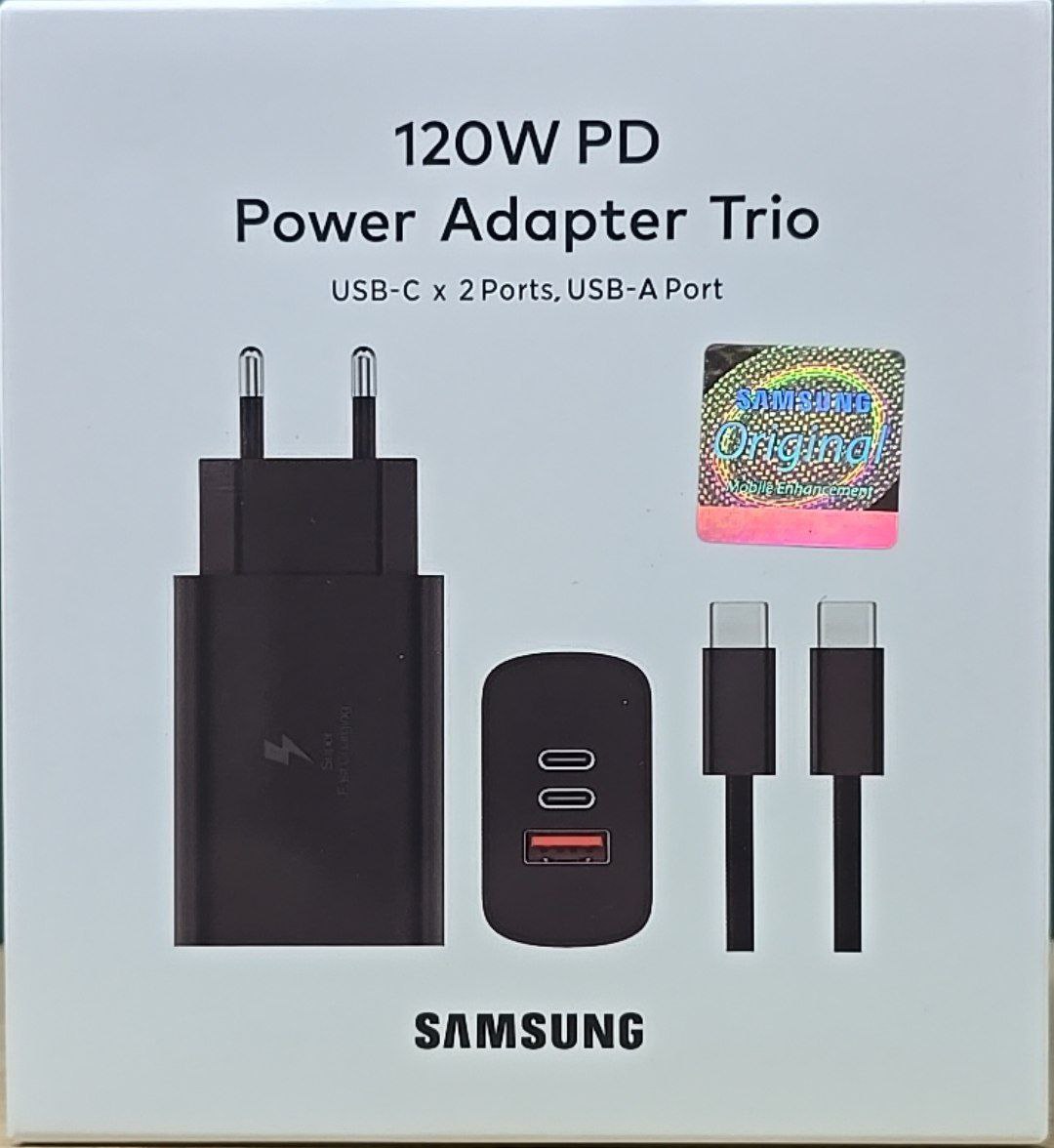 СЗУ Copy Samsung 120W 2pd 1usb + Type-c Black 1 СЗУ Copy Samsung 120W 2pd 1usb + Type-c Black 1