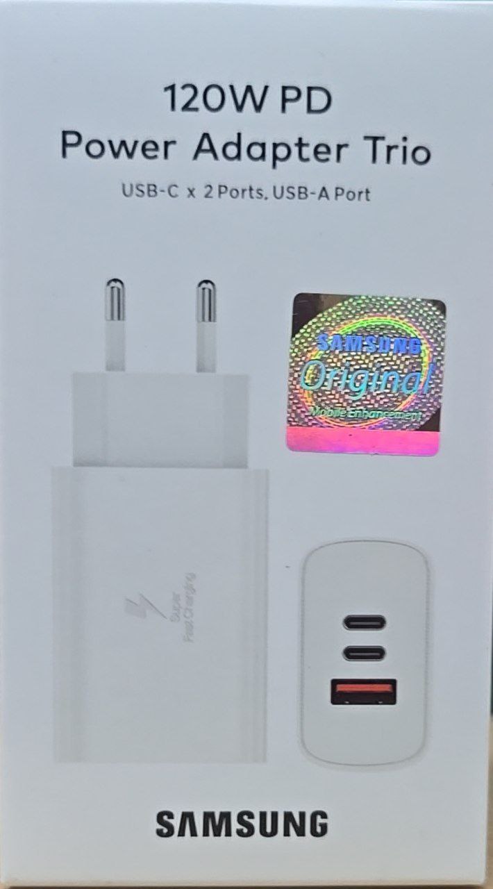 СЗУ Copy Samsung 120W 2pd 1usb White 1 СЗУ Copy Samsung 120W 2pd 1usb White 1